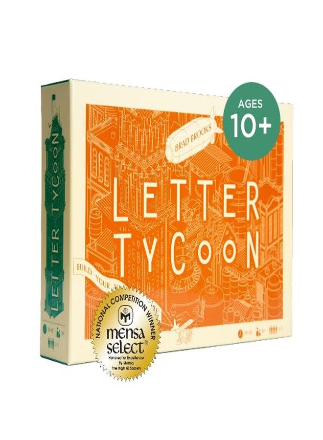 Breaking Games Letter Tycoon: Mensa Select Word-Building Strategy Game for Families and Friends, Ages 10+, 2-5 Players - Image 1